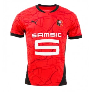 Lacne Muži Futbalové dres Stade Rennais 2024-25 Krátky Rukáv - Domáci